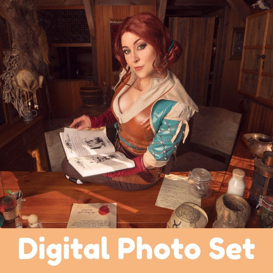 Triss Witcher Cosplay Digital Pack - 5 HD Photos + 1 Vlog Video (in German)