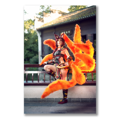 FoxFire Ahri A4 Print