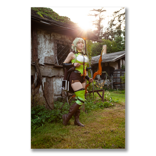 High Elf Archer A4 Druck