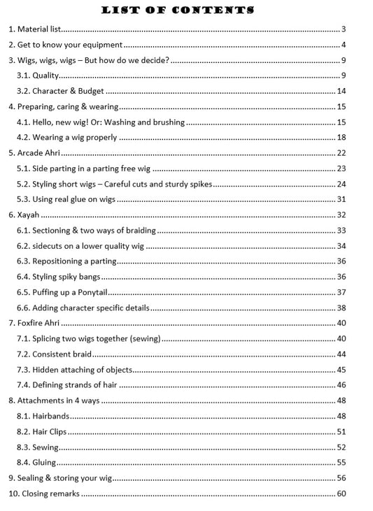 Anfängerleitfaden zum Perücken-Styling: Schritt-für-Schritt-Anleitung zum Basteln, E-Book (PDF-Download)