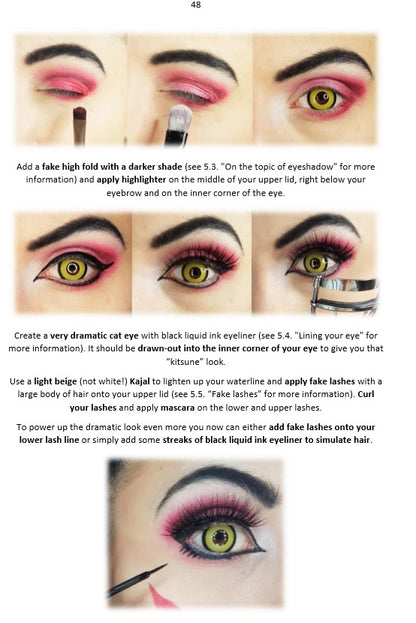 Tutorial EBook PDF: Crafting compendium - Cosplay Makeup and Cosplay Lenses